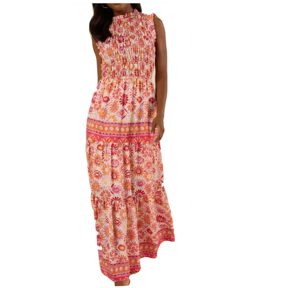 NWT Avara - PInch Maxi Dress - Sz L